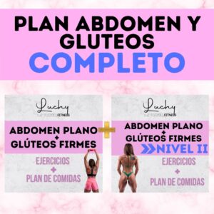 COMBO! Plan Abdomen y glúteos Completo: Nivel 1 y 2
